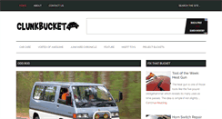 Desktop Screenshot of clunkbucket.com